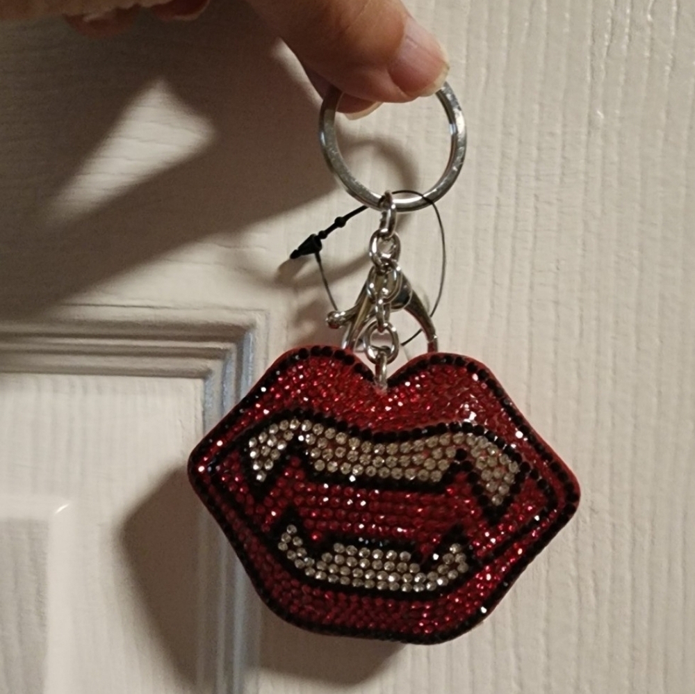 Halloween Vampire Bling Bag Charm Or Key Ring - Picture 3 of 3